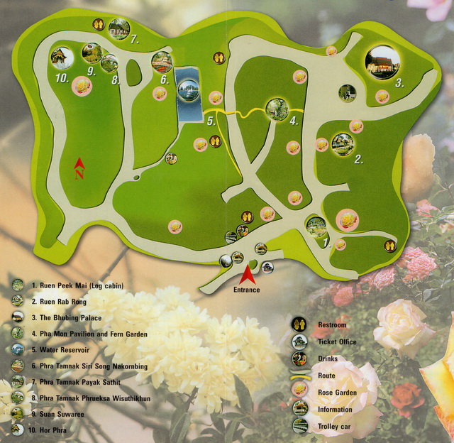 bhubing palace, winter palace, attractions in chiang mai