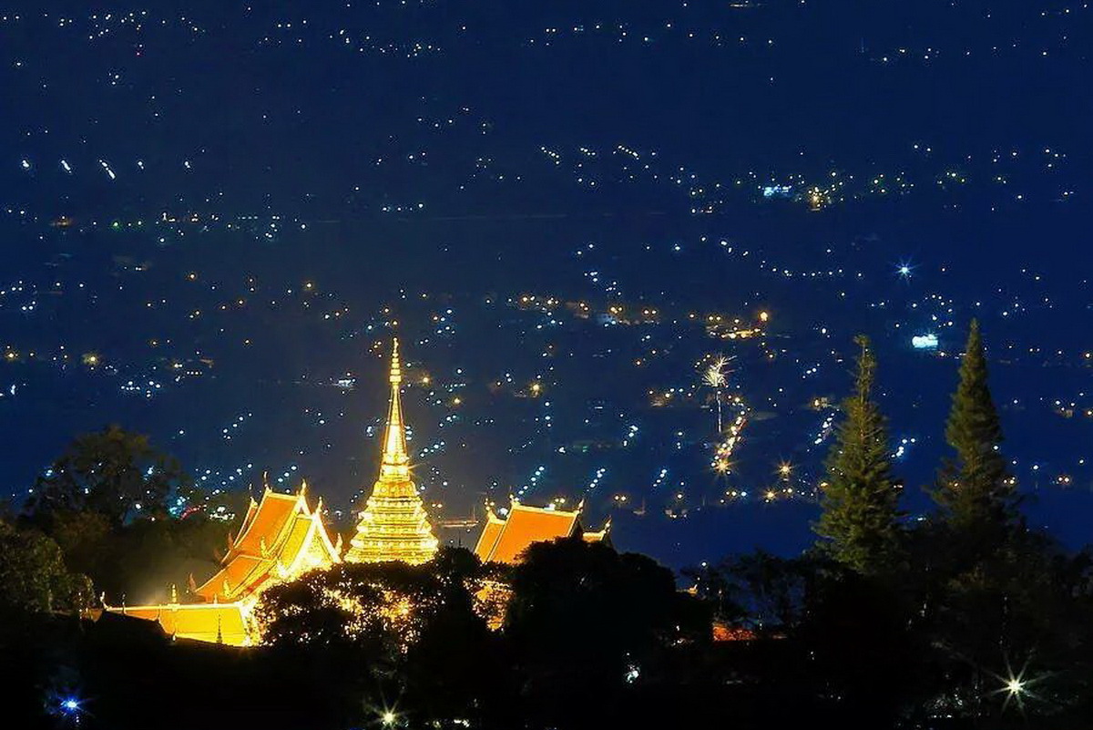 wat phra that doi suthep, doi suthep temple, sight in chiang mai, wat phra that doi suthep sight in chiang mai