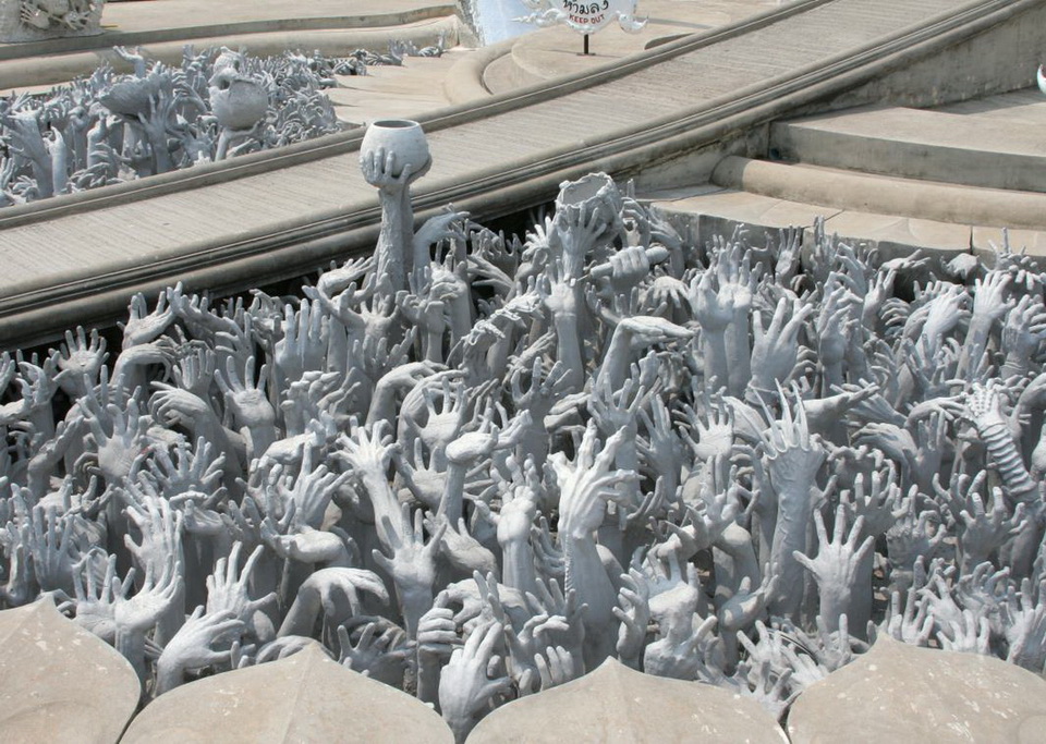 wat rong khun, rong khun temple, white temple