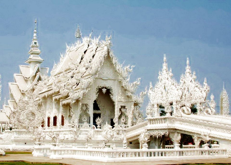 wat rong khun, rong khun temple, white temple