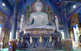 wat rong suea ten, rong suea ten temple, blue temple