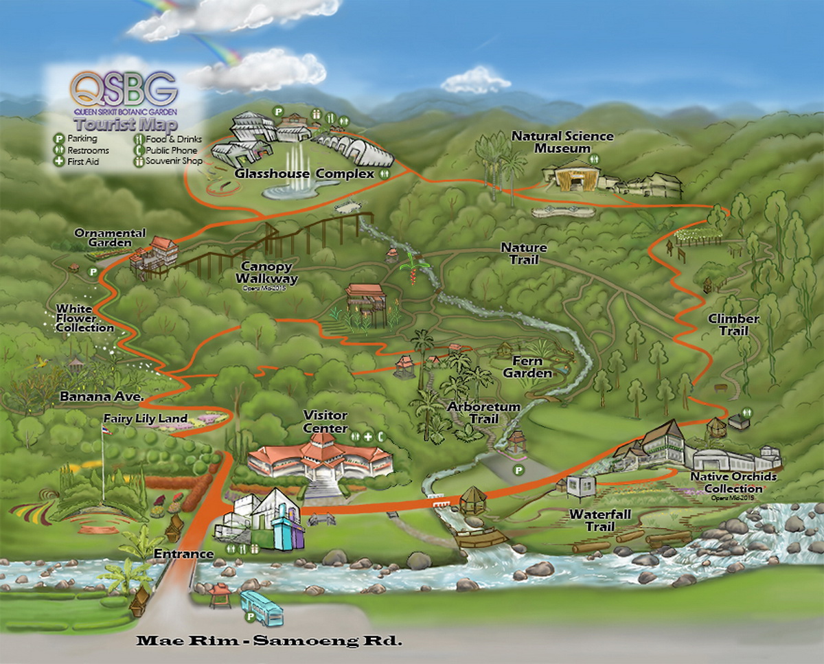 queen sirikit botanic garden, botanic garden, botanic garden chiang mai