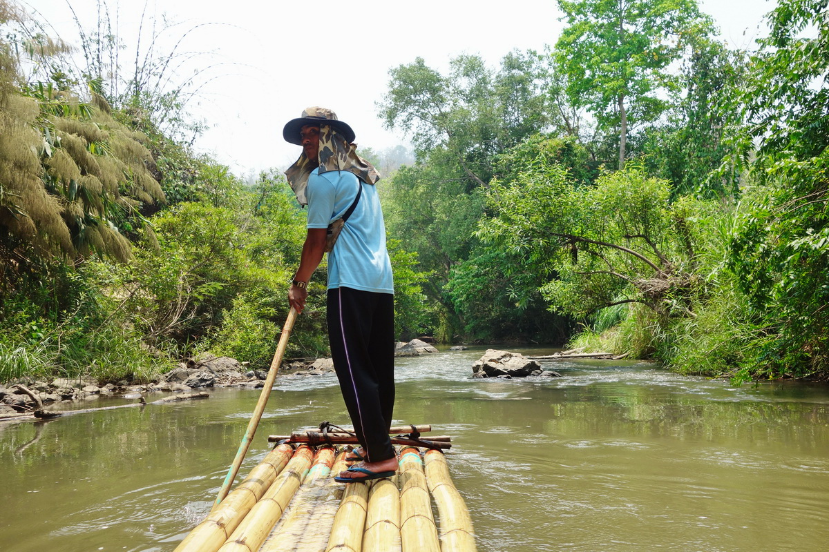 rafting in mae wang, bamboo rafting in mae wang, chiang mai adventures, chiang mai activities