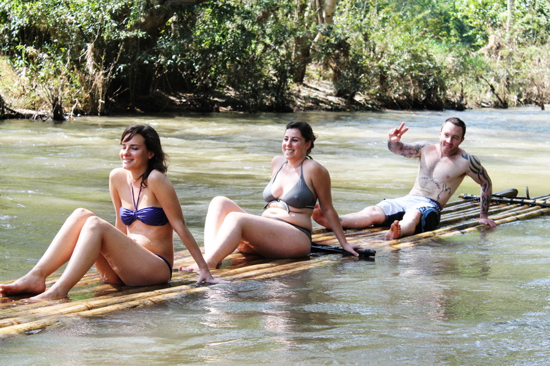 rafting in mae wang, bamboo rafting in mae wang, chiang mai adventures, chiang mai activities