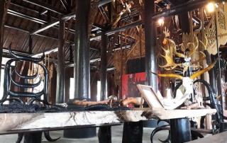 black house museum, black house, baan dam, baan dam museum