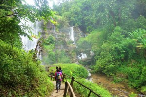 Wachirathan Waterfall, doi inthanon, inthanon national park, doi inthanon national park, inhanon