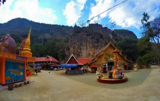 tham pum and tham pla cave, tham pla, wat tham pla. tham pla temple