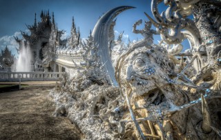 wat rong khun, rong khun temple, white temple